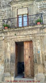 Casa de la Calle Julio Burell nº 18. Portada