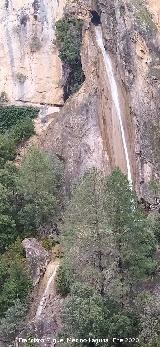 Cascada de Linarejos. Las dos cascadas superiores