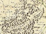 Río Cañamares. Mapa del Adelantamiento de Cazorla 1797