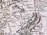 Río Cañamares. Mapa 1787