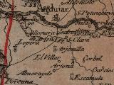 Historia de Escañuela. Mapa 1799