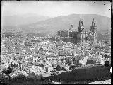 Historia de Jaén. Siglo XIX. Vista general de Jaén. Coleccion Lauren J. (1816-1886) foto 1880-1881
