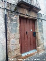 Casa de la Calle Molinos nº 8. Portada