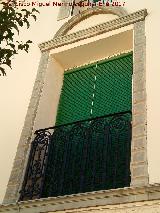 Casa de la Avenida de Andalucía nº 73. Balcón