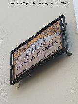 Calle de Santa Mar�a. Placa