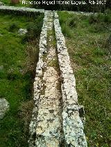 Noria de Garzón. Acequia