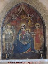 Hospital de Ntra Sra de los Ángeles. Cuadro de la capilla
