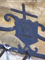 Palacio de los Messía. Escudo y símbolo del Ave María
