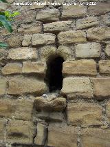 Muralla de Sabiote. Desagüe