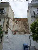 Muralla de Sabiote. Restos de muralla del Paseo Gallego Díaz