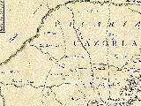 Historia de Santo Tomé. Mapa del Adelantamiento de Cazorla 1797