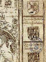 Historia de Santo Tomé. Mapa 1588
