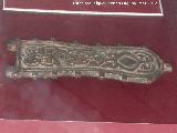 Historia de Santo Tomé. Broche de placa liriforme de bronce, siglos VI-VII. Museo Provincial de Jaén
