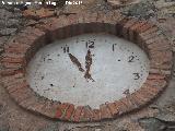 Iglesia de Garcíez. Reloj pintado