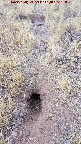Trincheras del Cerro del Poblado de Confederación. Canalización