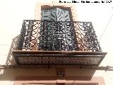 Casa de la Calle Lorite nº 37. Balcón derecho
