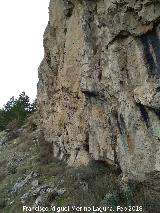 Aznaitín. Paredes de la ladera norte de Jimena