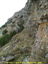 Aznaitín. Paredes de la ladera norte de Jimena