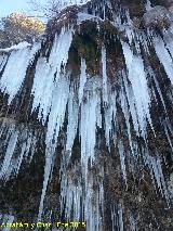 Cascada del Zurreón. Congelada