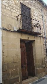 Casa de la Calle Cubillo n� 15. Portada