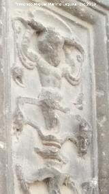 Sacra Capilla de El Salvador del Mundo. Detalle de la Portada de Santiago