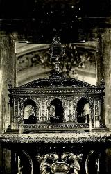 Oratorio de San Juan de la Cruz. Urna de San Juan de la Cruz. Foto antigua