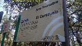 Área recreativa El Cerezuelo. Cartel