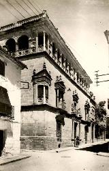 Palacio Vela de Los Cobos. Foto antigua