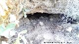 Necrópolis de Cerro Alto. Cueva artificial casi cegada