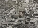 Colegiata de Santa María de los Reales Alcázares. Foto antigua aérea