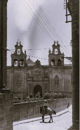 Colegiata de Santa Mar�a de los Reales Alc�zares. Foto antigua