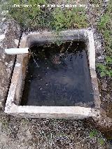 Fuente de las Quebradas. Pilar peque�o