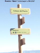 Collado del Puerto. Cartel