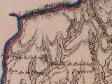 Río Jándula. Mapa 1862