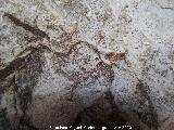 Pinturas rupestres de la Pea I. Posible antropomorfo Arquero?