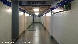 Estación Linares-Baeza. Paso subterráneo entrevías