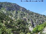 Cañon de Pitillos. Formaciones de piedra caliza