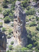 Cañon de Pitillos. Formación de piedra caliza