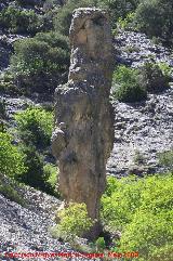 Cañon de Pitillos. Formación de piedra caliza