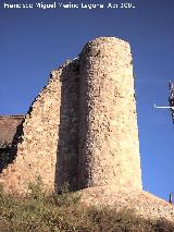 Castillo de Vilches. Torreón esquinero circular