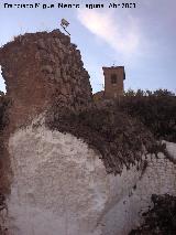 Castillo de Vilches. Torreón caído circular