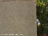 1949. Monumento a Sor Joaquina - Lanjarón