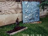 Escuela de Arte José Nogué. Esculturas en el jardín