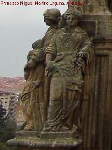La Clerecía. Estatuas