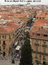 Calle Rúa Mayor. Desde la Catedral