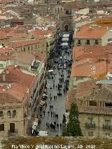 Calle Rúa Mayor. Desde la Catedral
