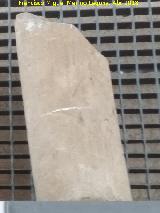 Iglesia de San Cebrián. Fragmento de columna