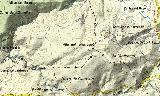 Alto del Marroquí. Mapa