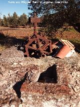 Noria de Los Jeromo. Maquinaria y desagüe