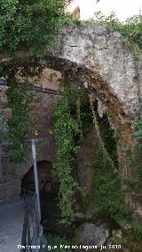 Acueducto del Molino Alto. Con la entrada a La Bóveda detrás